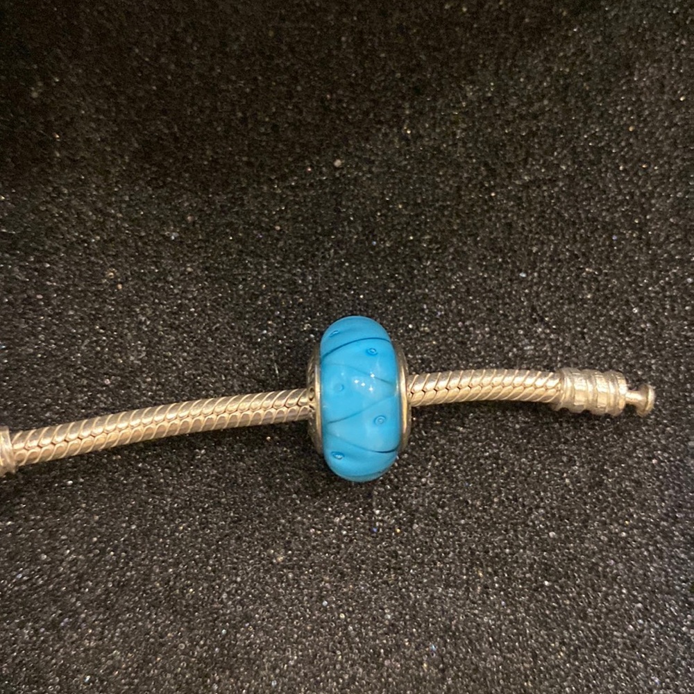 Pandora Blue Glass Charm